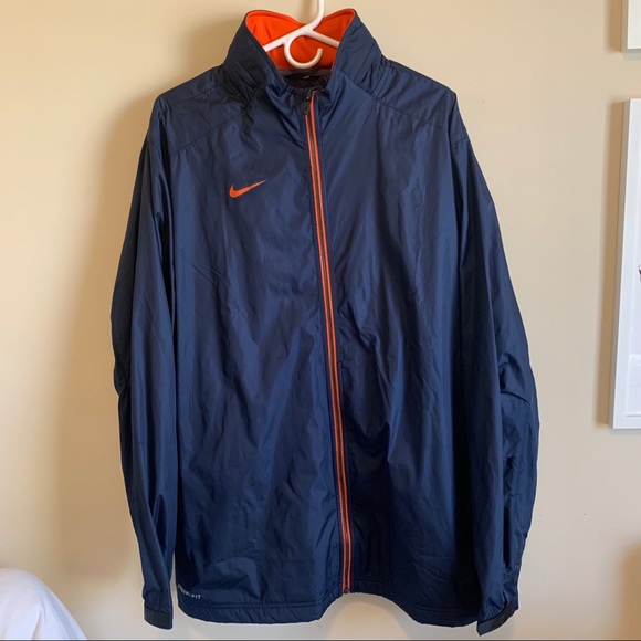 blue and orange nike jacket